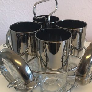 Mid-Century Cocktail Bar Glass Set